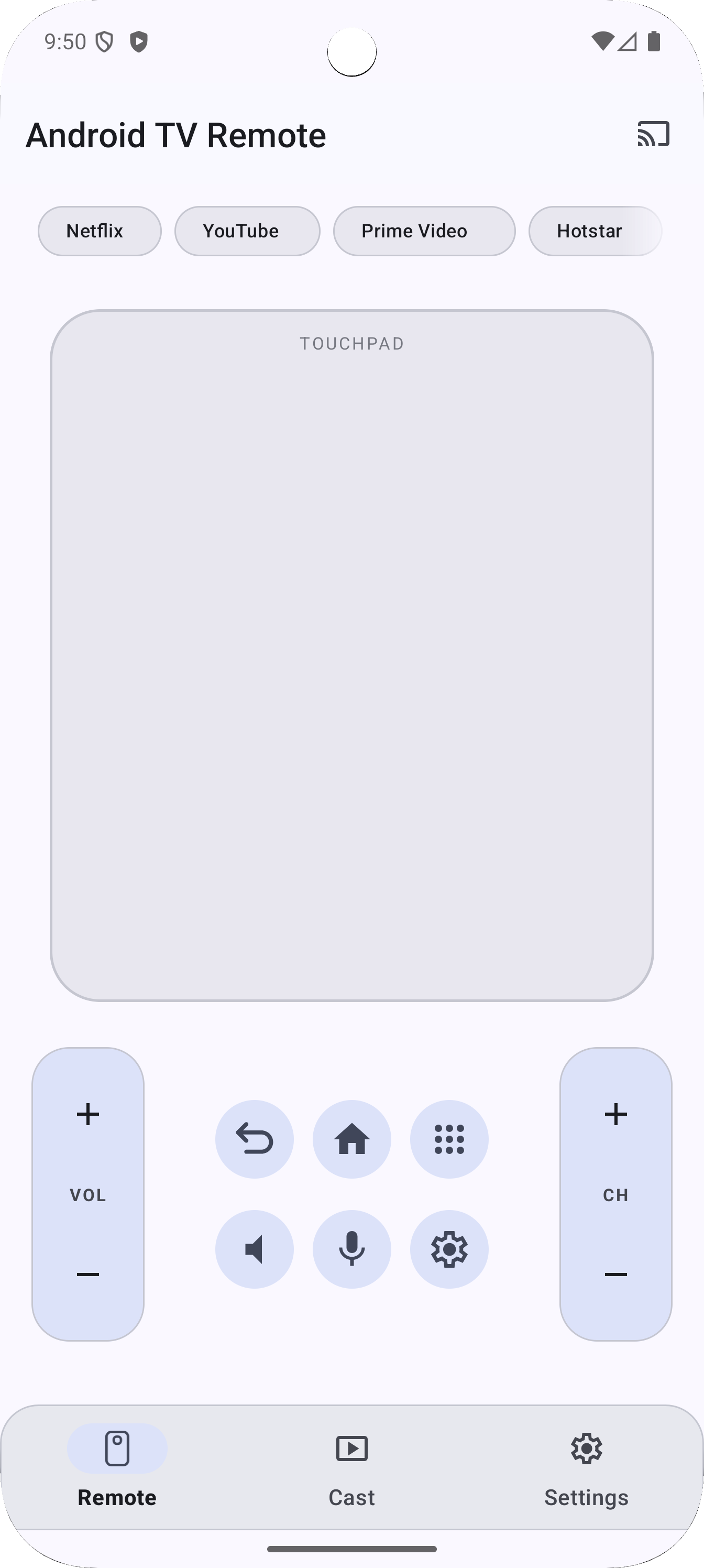 Android TV Remote screenshot 1